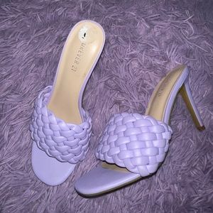 Forever 21 Lavender Braided Heels